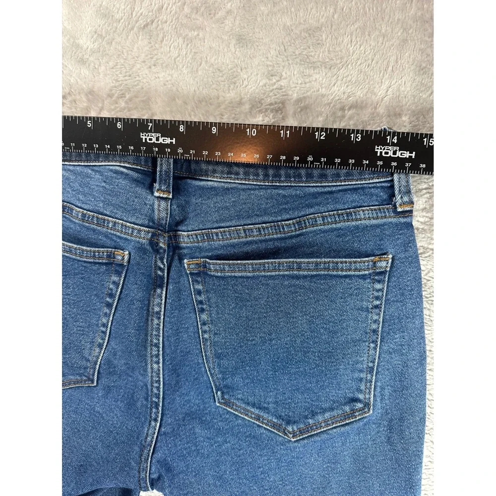 J.‎ Crew Mid Rise Flare Crop Jeans Button Fly Denim Size 27